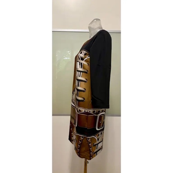 Mary Katrantzou NWT! Brown Brogue Dress IT40 - Picture 4 of 9